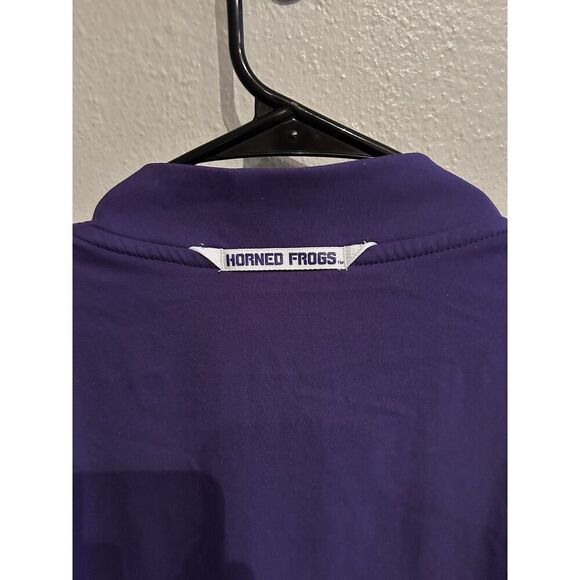 TCU Horned Frogs Nike Mens 3XL Tall Purple Full Zip Windbreaker Jacket - Picture 7 of 11